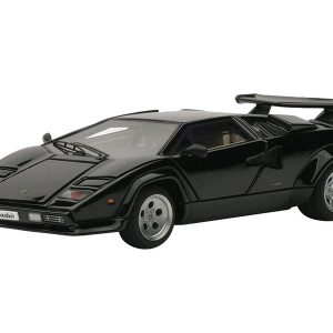 Lamborghini Countach 5000S Black 1/43 Diecast Model Car by Autoart