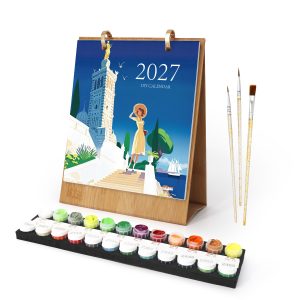 2027 Paint By Number Calendar – Travel