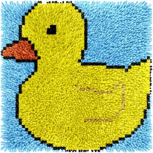 Duck | Children's Rug Hooking Kit
