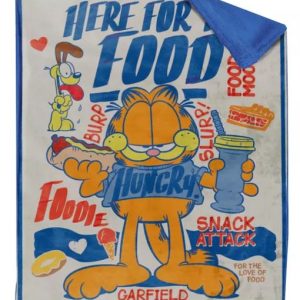 Garfield Here for the Food Fleece Blanket