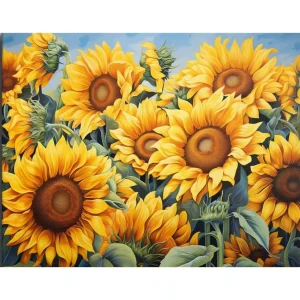 Lush Sunflowers Jigsaw Puzzle