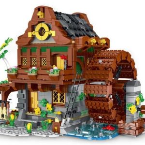 Medieval Water Mill Unique No-Name Building Blocks