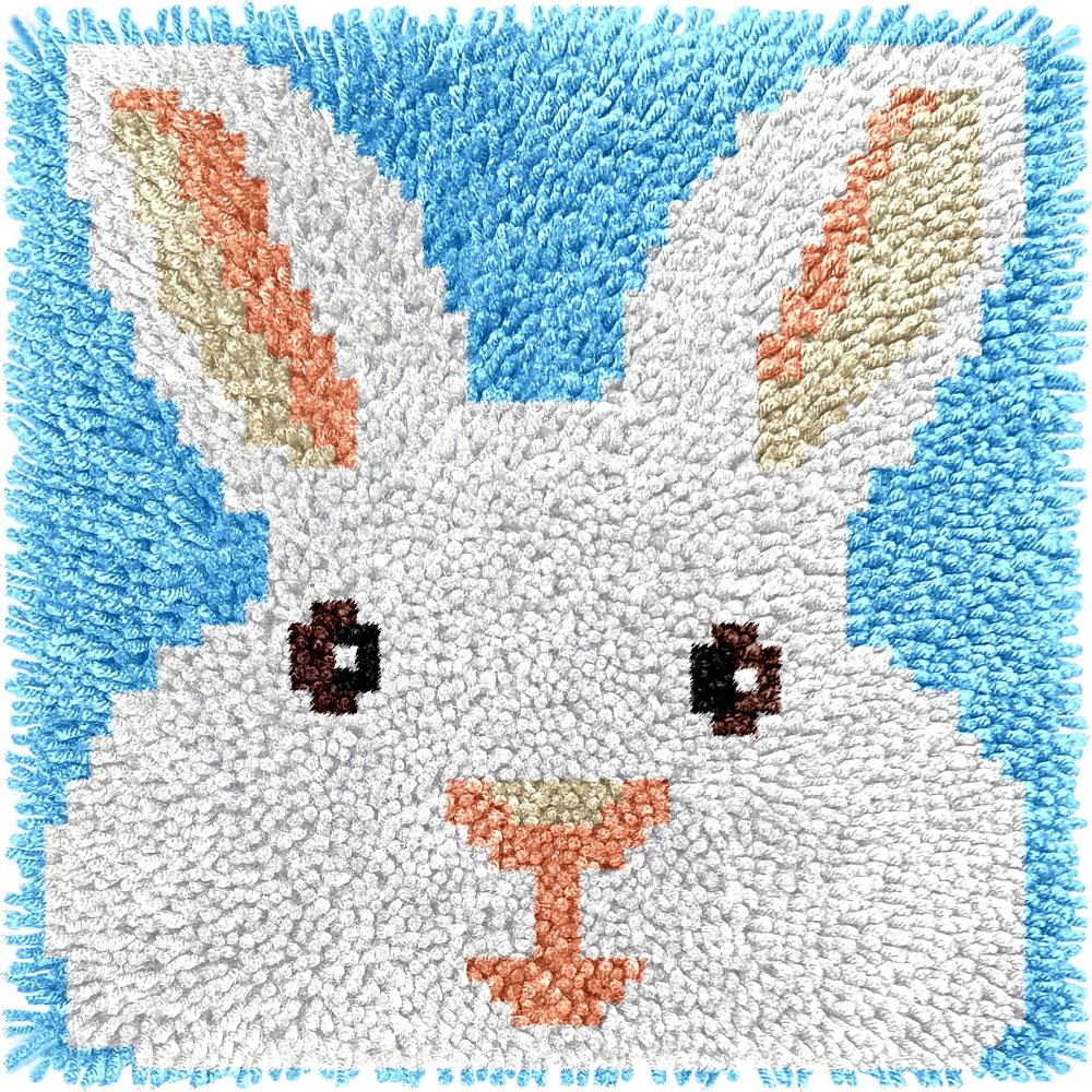 White Rabbit | Children's Rug Hooking Kit