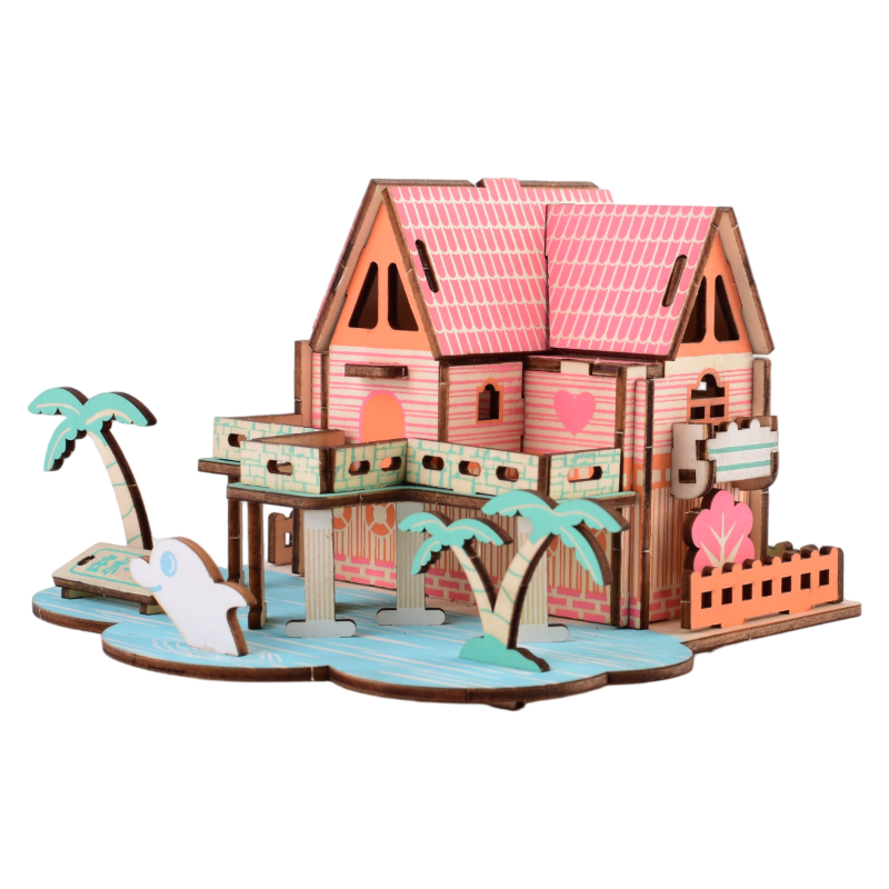 Sunflower Manor | Wood Craft Assembly Kit