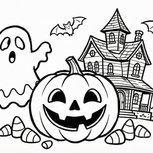Halloween Coloring Page