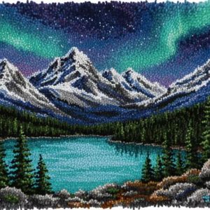 Aurora Night Rug Making Latch Hooking Kit