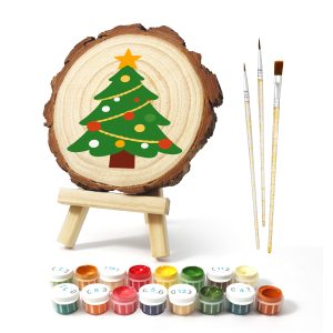 Christmas Tree DIY Wood Art Paint by Number Kit