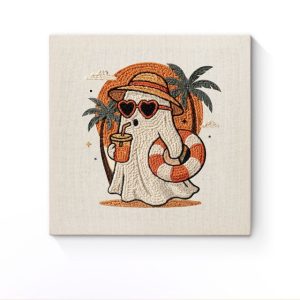 Ghost Vacation Halloween Punch Needle Kit