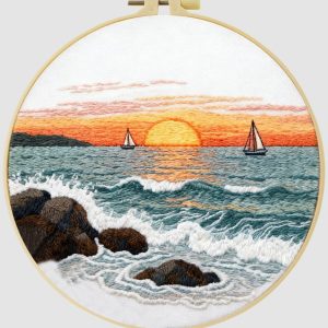 Sea Cross Stitching Kit for Beginners
