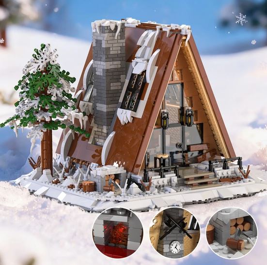 Xbert A-Frame Snow Cabin | Unique Building Blocks - Image 4