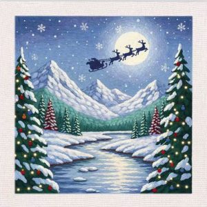 Christmas Eve Punch Needle