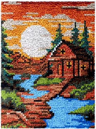 Cottage Rug Making Latch Hooking Kit