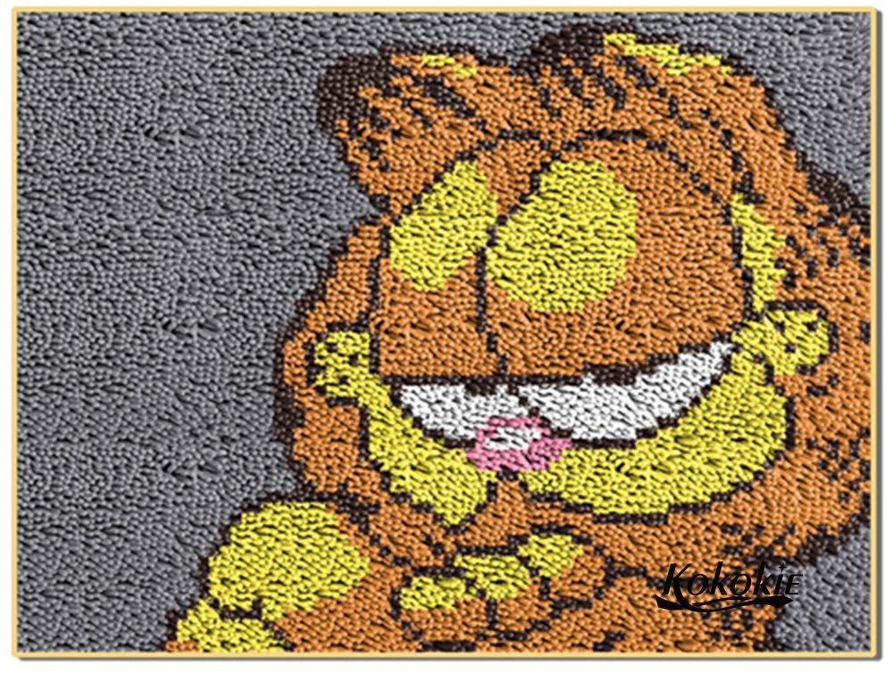 Garfield Rug Making Latch Hooking Kit
