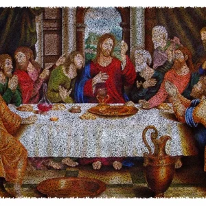 Last Supper Rug Making Latch Hooking Kit