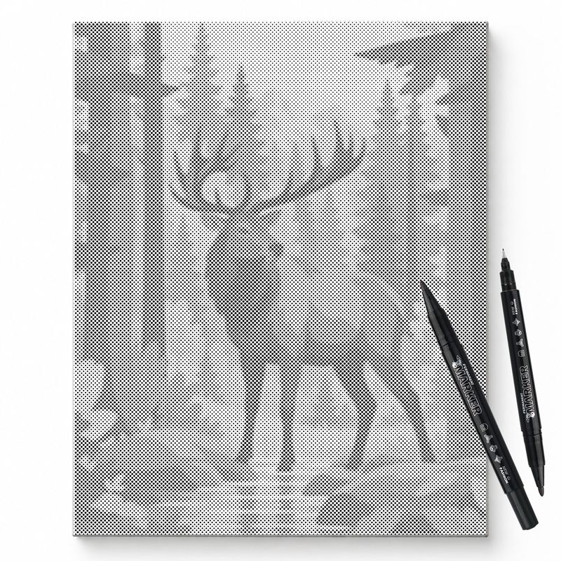 Moose Dot Painting Kit
