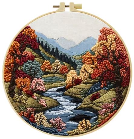 Forest River Embroidery Kit