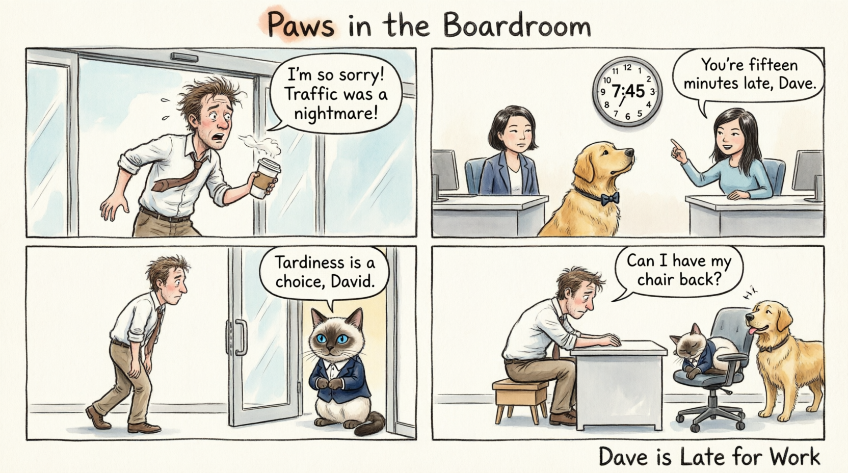 Part 26: Dave is Late for Work