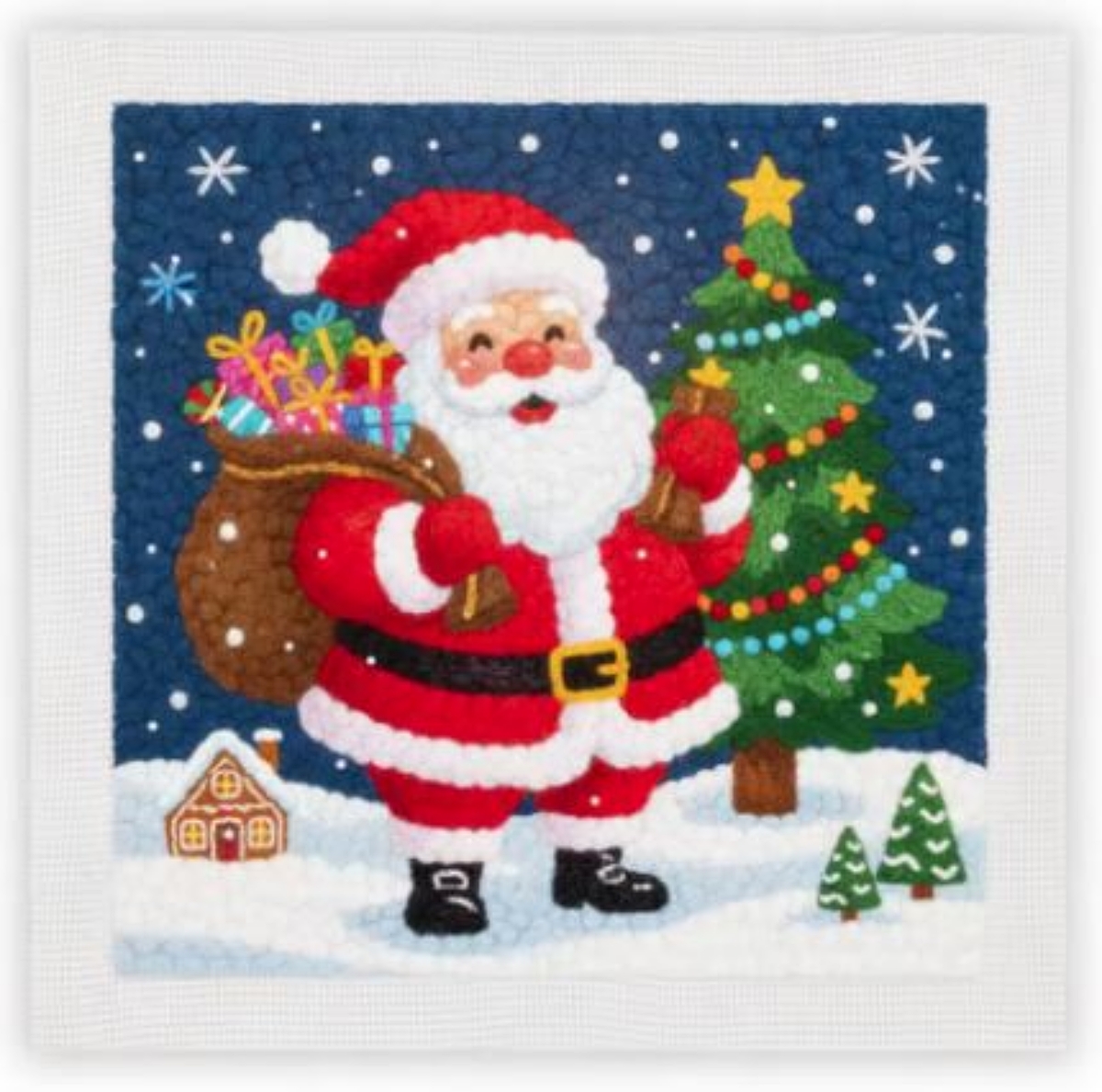 Santa Rink Punch Needle Kit